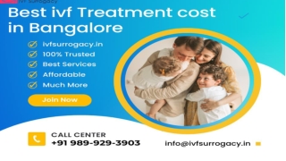 How much does ivf Treatment cost in Bangalore 2022 ?