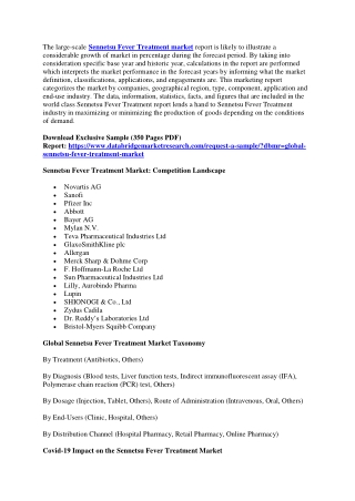 Sennetsu Fever Treatment Market