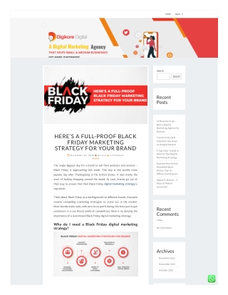 Here’s A Full-Proof Black Friday Marketing Strategy For Your Brand