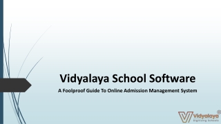 A Foolproof Guide To Online Admission Management System