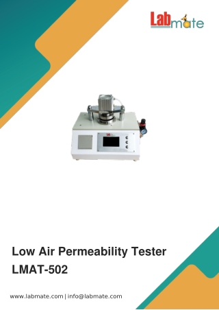 Low-Air-Permeability-Tester