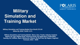 Military Simulation and Training Market Share, Size, Trends, Industry Analysis