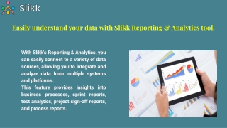 Gain valuable insights into your business with Slikk's Reporting & Analytics
