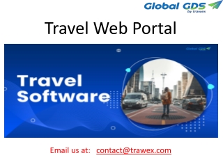 Travel Web Portal