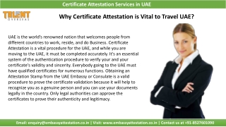 Know About Certificate Attestation Services in UAE