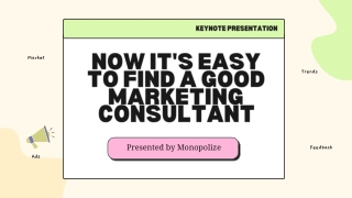 Now It's Easy To Find A Good Marketing Consultant | Monopolize