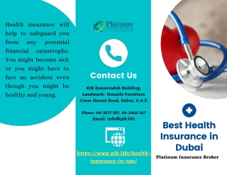 Best Health Insurance in Dubai, UAE