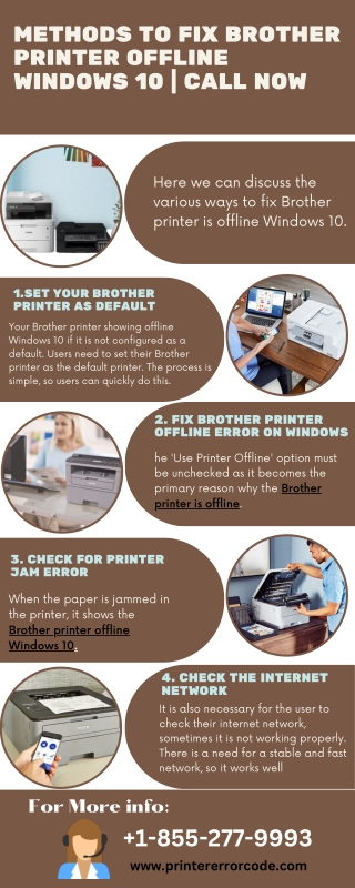 Ways to Fix Brother Printer is Offline Windows 10 |  1-855-277-9993