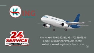 Air Ambulance in Bokaro and Chandigarh by King