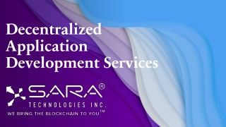 Decentralized Application Development Services