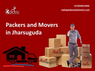 Packers and movers in Jharsuguda