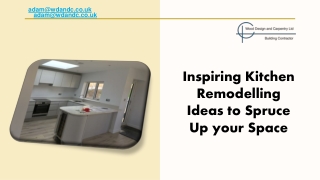 Inspiring Kitchen Remodelling Ideas to Spruce Up your Space