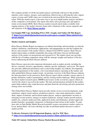 Byler Disease Market