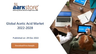 Global Acetic Acid Market 2022-2028