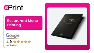 Restaurant Menu Printing