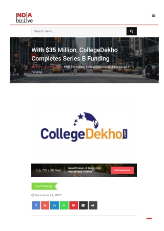 With $35 Million, CollegeDekho Completes Series B Funding 