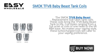SMOK TFV8 Baby Beast Tank Coils