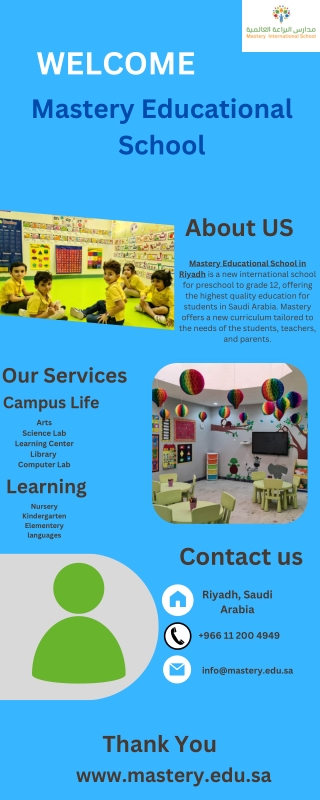 Mastery Educational School in Riyadh