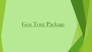 The Best Deals & Offers for Your Goa Tour Package