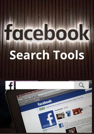 Facebook Search Tools