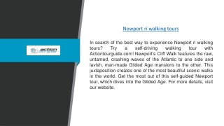 Newport ri walking tours | Actiontourguide.com