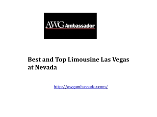 Best and Top Limousine Las Vegas