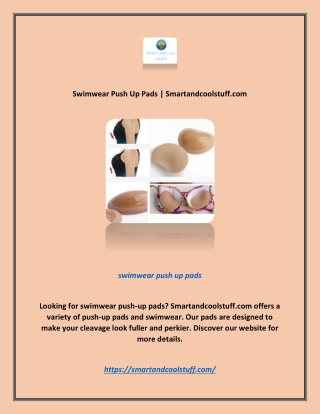 Swimwear Push Up Pads | Smartandcoolstuff.com