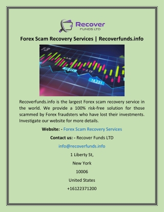 Forex Scam Recovery Services  Recoverfunds.info