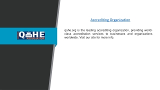 Accrediting Organization | Qahe.org