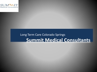 Long Term Care Colorado Springs