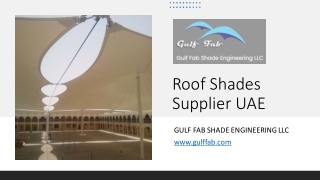 Roof Shades Supplier UAE _