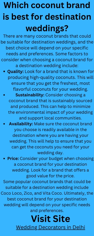Wedding Decorators in Delhi