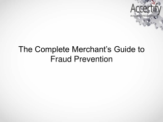 The Complete Merchant’s Guide to Fraud Prevention