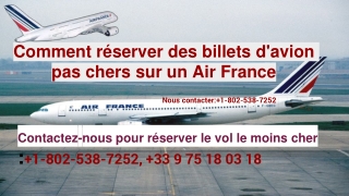 Comment réserver des billets d'avion pas chers sur un vol Air France