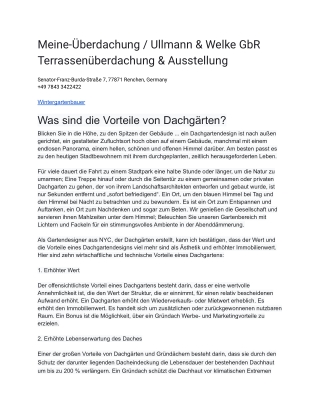 Meine-Überdachung _ Ullmann & Welke GbR Terrassenüberdachung & Ausstellung