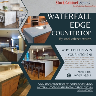 The Waterfall Edge Countertop