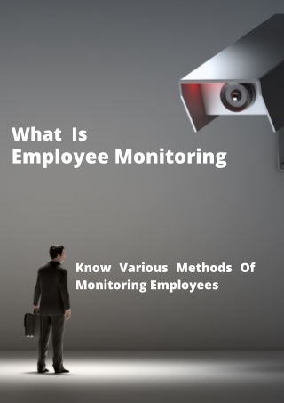 Employee Monitoring