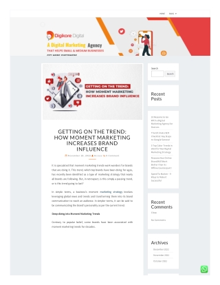 Getting On The Trend How Moment Marketing Increases Brand Influence