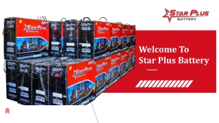 Battery Company in Nigeria lagos - Star Plus Battery