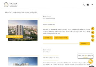 2 BHK Flats in NIBM Road Pune - Gagan Developers