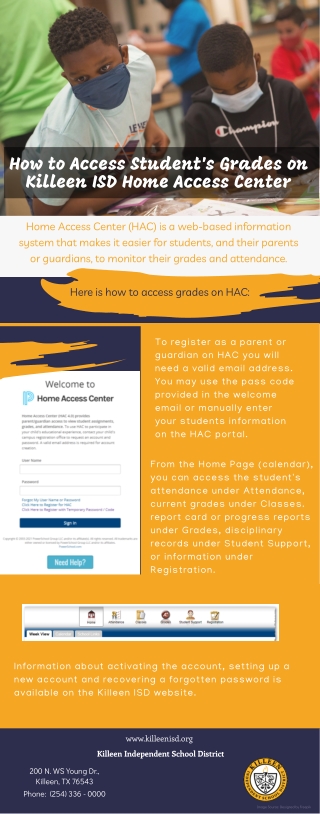 How To Access Students Grades on Killeen ISD Home Access Center