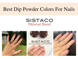 Best Dip Powder Colors For Nails