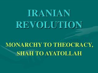 IRANIAN REVOLUTION
