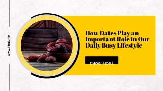 How Dates Play an Important Role in Our Daily Busy Lifestyle