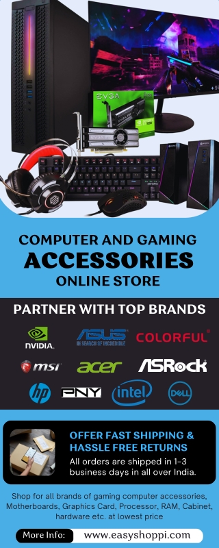 Best Online Gaming Computer Accessories Store in India -  Easyshoppi