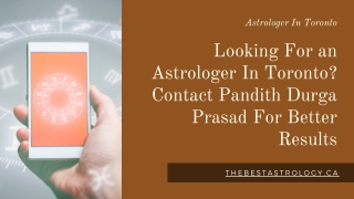 Astrologer In Toronto