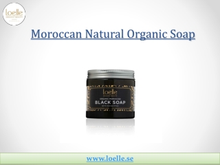 Buy Now The Best Moroccan Natural Organic Soap