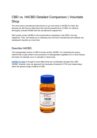 CBD vs. H4CBD Detailed Comparison _ Voluntate Shop