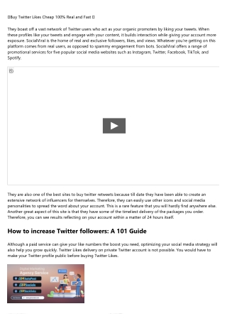 The No. 1 Question Everyone Working in buy twitter likes  Should Know How to Ans