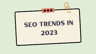 Seo Trends in 2023